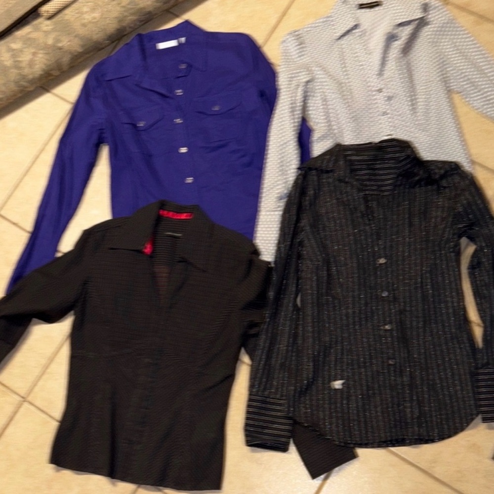 Women's Button Down Shirts Lot of 4!